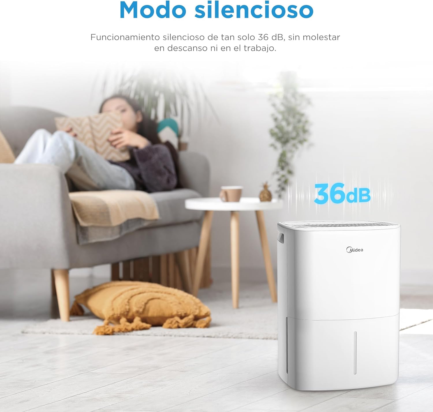 Déshumidificateur Intelligent Midea 12L/jour - Contrôle APP + Mode Silencieux – Image 9