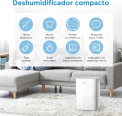 Alternative view of Déshumidificateur Intelligent Midea 12L/jour - Contrôle APP + Mode Silencieux