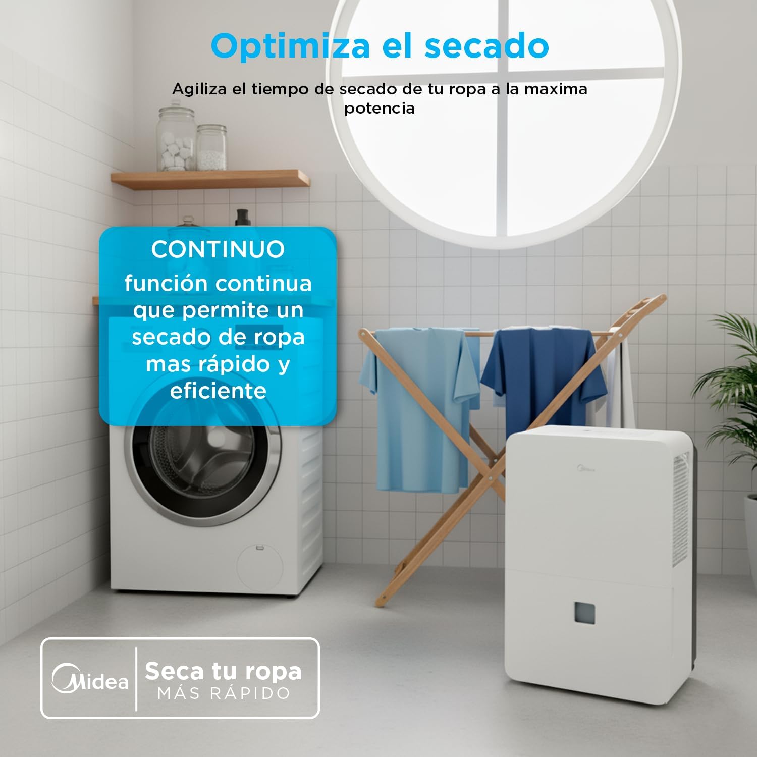 Déshumidificateur Midea 50L/jour - Industriel pour 112m² - APP Intelligente – Image 9