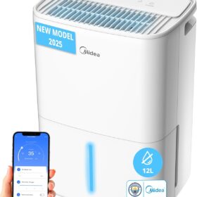 Déshumidificateur Intelligent Midea 12L/jour – Contrôle APP + Mode Silencieux
