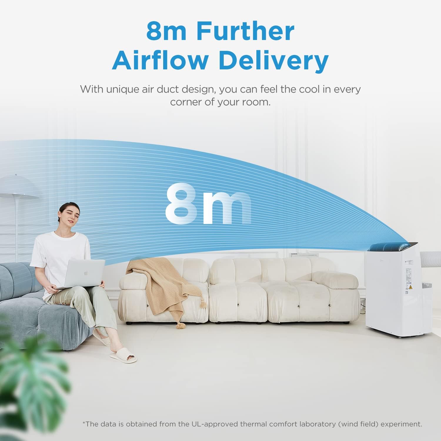 Climatiseur Mobile Midea Real Cool 35 | 12000 BTU Silencieux | SEER 14.5 – Image 6