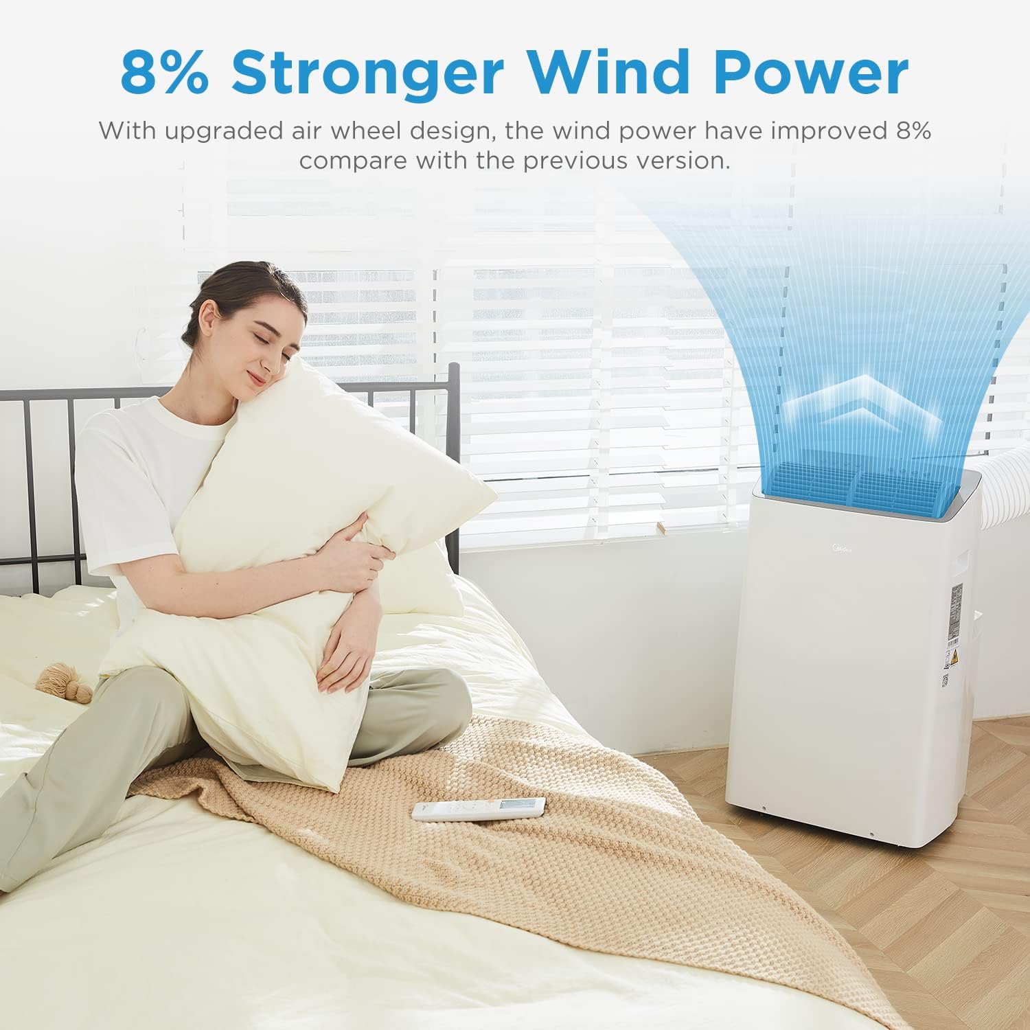 Climatiseur Mobile Midea Real Cool 35 | 12000 BTU Silencieux | SEER 14.5 – Image 8