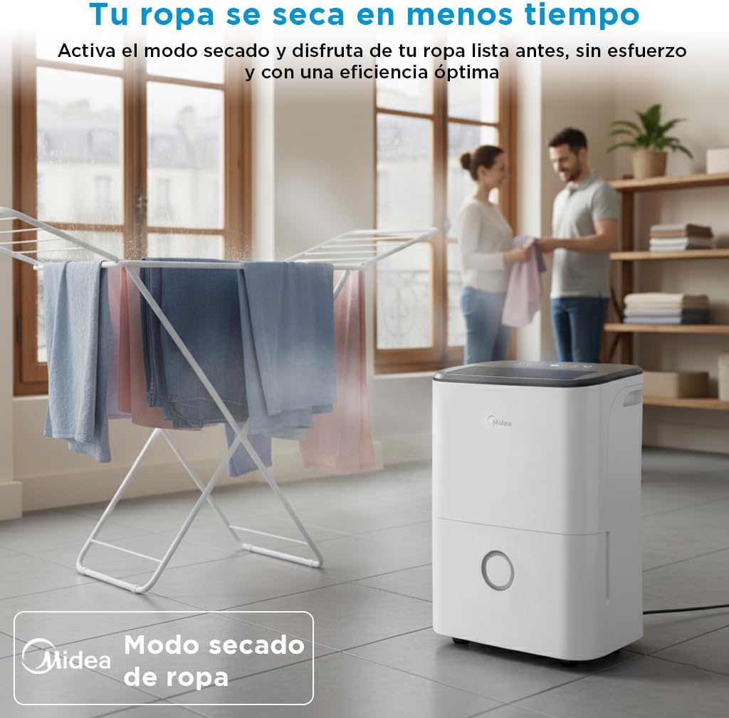 Déshumidificateur Midea 20L/jour - Puissant & Intelligent pour 50m² - Contrôle APP – Image 10