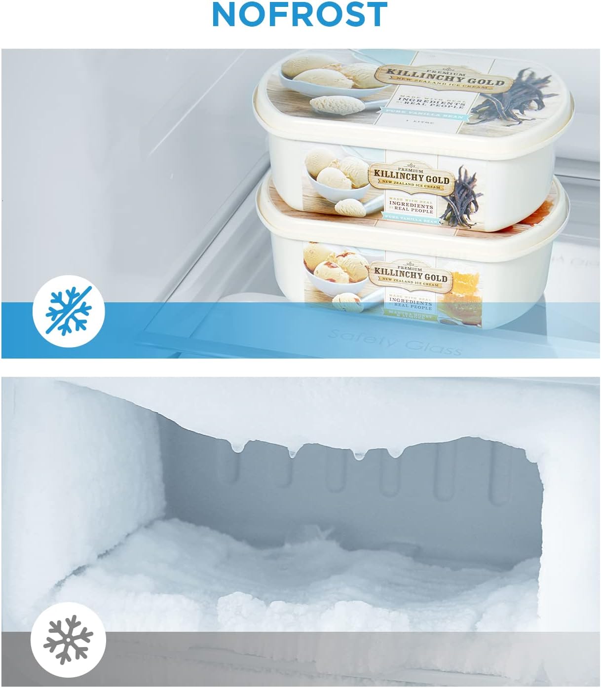 Midea MDRB521MIC46A MEGA Kühl-Gefrierkombination 378L | WiFi | Smart Home | Energieklasse C – Bild 8