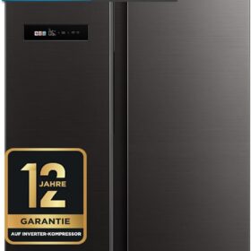 Midea MDRS791MIC28 Side-by-Side 592L | WiFi | Jazz Black | 37 dB | NoFrost