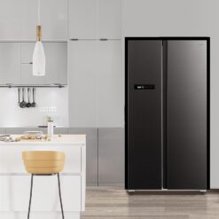 Alternative view of Midea MDRS791MIC28 Side-by-Side 592L | WiFi | Jazz Black | 37 dB | NoFrost