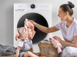 Alternative view of Midea MF200W80WB-14AS Waschmaschine 8kg | Slim 48cm | Energieklasse A | App