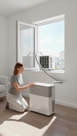 Alternative view of Midea Portasplit 12000 BTU | Climatiseur Mobile 4-en-1 | A++ Silencieux