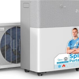 Midea Portasplit 12000 BTU | Climatiseur Mobile 4-en-1 | A++ Silencieux
