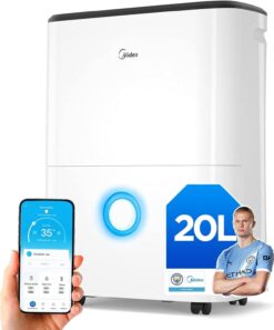 Déshumidificateur Midea 20L/jour - Puissant & Intelligent pour 50m² - Contrôle APP