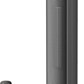 Radiateur Céramique Tour Gris Midea 2000W | Double Moteur DC & Télécommande