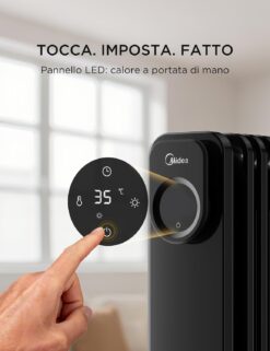 Alternative view of Radiateur Bain d'Huile Midea 2300W 11 Ailettes | Télécommande LED